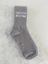 Load image into Gallery viewer, One Step at a Time - Slogan Crew Socks