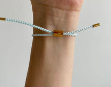 Load image into Gallery viewer, Hope Rope Bracelet - Baby Blue (Gold)