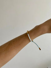 Load image into Gallery viewer, Hope Rope Bracelet - Baby Blue (Gold)