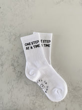 Load image into Gallery viewer, One Step at a Time - Slogan Crew Socks