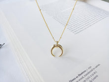 Load image into Gallery viewer, Crescent Moon Necklace - Gold
