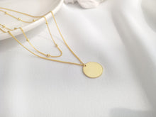 Load image into Gallery viewer, Layered Gold Coin Necklace