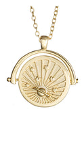Load image into Gallery viewer, Universe Spinning Charm Necklace - Gold
