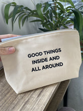 Load image into Gallery viewer, Positivity Pouch - Good Things Inside Slogan
