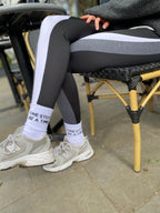 One Step at a Time - Slogan Crew Socks