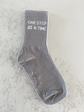 Load image into Gallery viewer, One Step at a Time - Slogan Crew Socks

