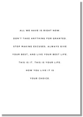 All We Have - Best of the Blog - Print