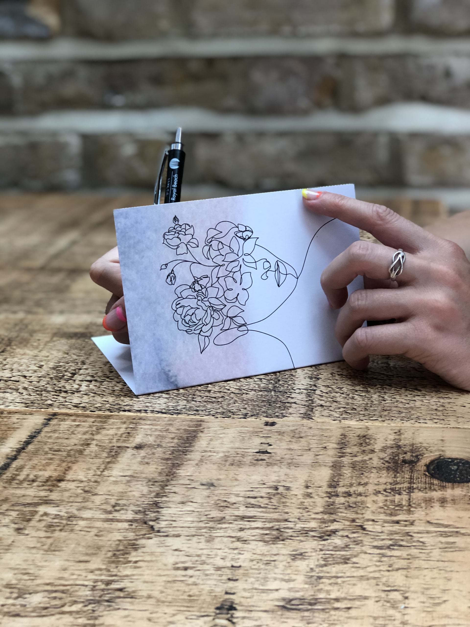 Beautiful Brain - Greeting Card