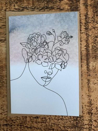 Beautiful Brain - Greeting Card