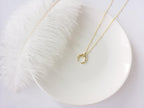 Crescent Moon Necklace - Gold