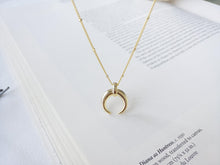 Load image into Gallery viewer, Crescent Moon Necklace - Gold
