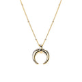 Crescent Moon Necklace - Gold