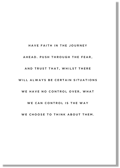 Have Faith - Best of the Blog - Print