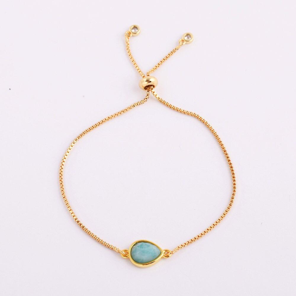 Healing Heather - Amazonite Gemstone Bracelet