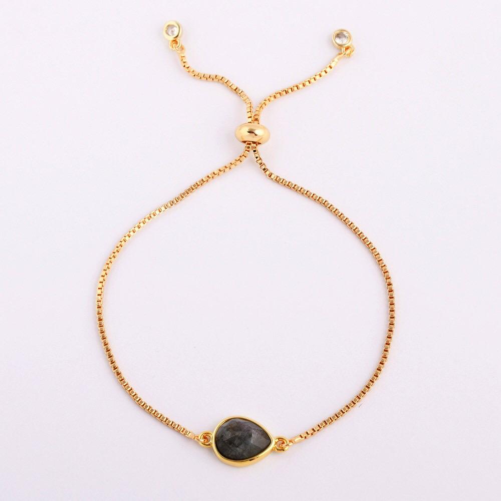 Healing Heather - Labradorite Gemstone Bracelet
