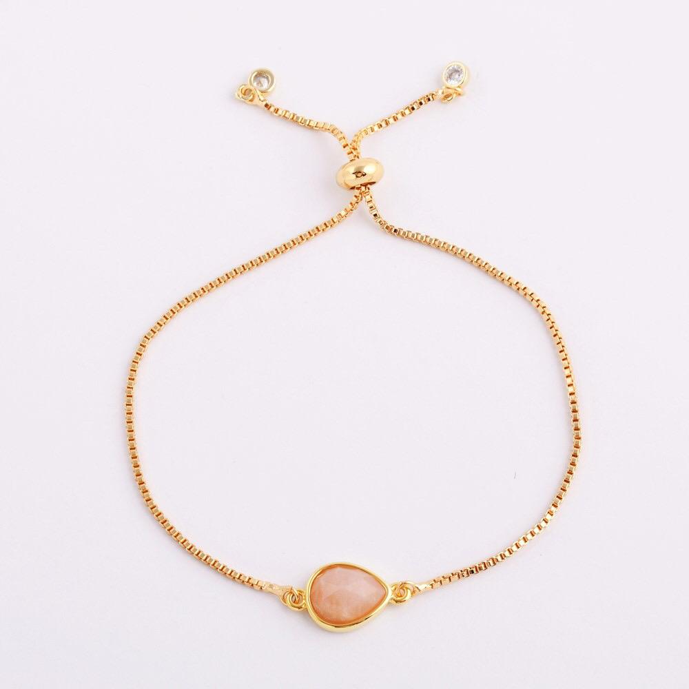 Healing Heather - Sunstone Gemstone Bracelet