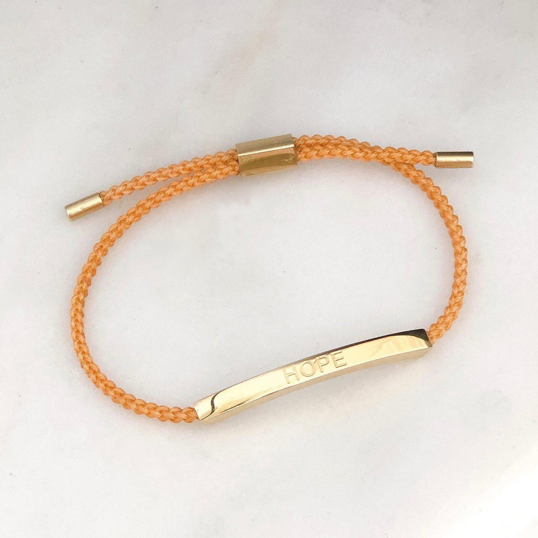 Hope Rope - Dusty Peach (Gold)