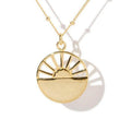 Night Follows Day Necklace - 14k Gold