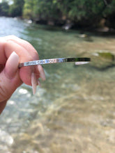 Load image into Gallery viewer, If You Can You Must - Quote Bangle - (Silver)
