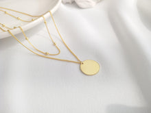 Load image into Gallery viewer, Layered Gold Coin Necklace
