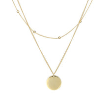 Load image into Gallery viewer, Layered Gold Coin Necklace
