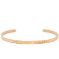 This Is Good Because - Quote Bangle - (Gold)